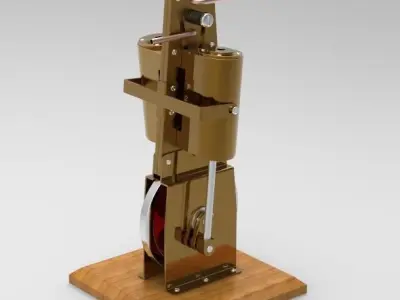 Steam Engine 3D model