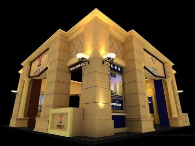 Exhibition - Area - 11X11-3DMAX2009-017 3D model