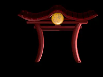 Japanese like Shrine Free 3D model