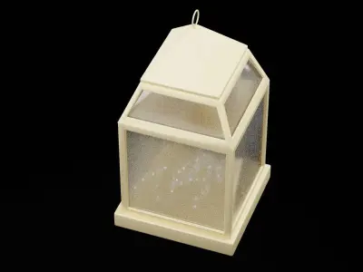 Christmas Lantern Low-poly 3D model purchase