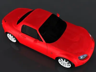 Mazda MX-5 Roadster Low-poly 3D model