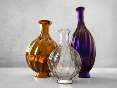 Spiral vases 3D print model 3D print model