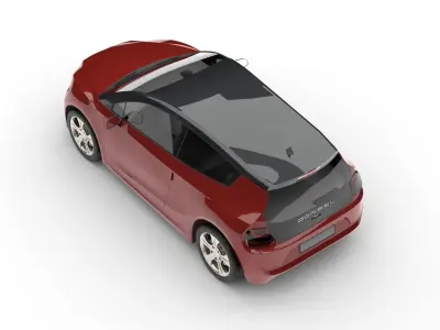 Gunsel B9 Electric Car 3D model