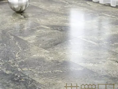 Mrf Floor Stone06 Low-poly 3D model