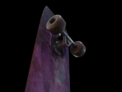 Skateboard - Gest Low-poly 3D model