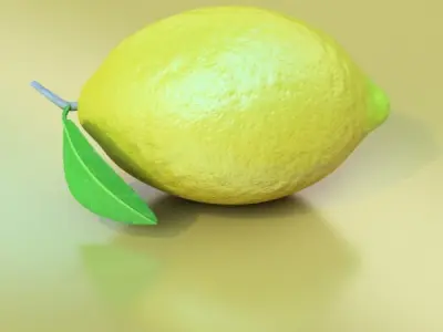 Lemon High Detail 3D model