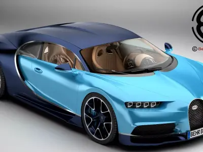 Bugatti Chiron 3D model