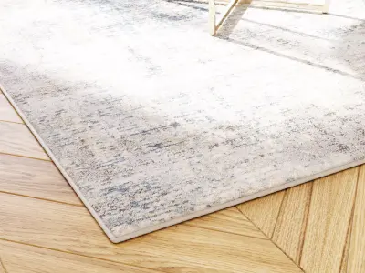 Low wool carpet 3D model