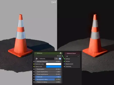 Traffic Security Collection 3D model
