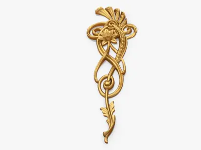 Classic decor ornament 109 3D model