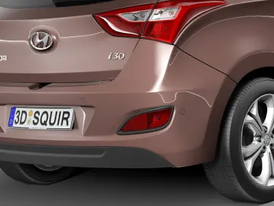 Hyundai i30 3-door 2013 3D model