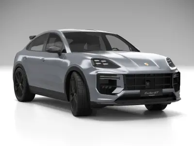 Porsche Cayenne Turbo GT 2024 - Chalk 3D model