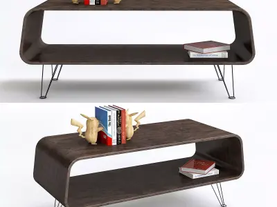 Astro mid century Coffee table 3D model