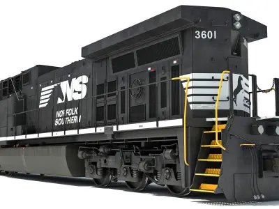 Norfolk Southern Locomotive 3D model