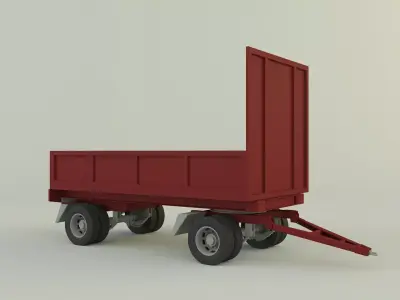 load trailer 551 3D model