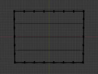 parking lot studio for automotive photography 3D model