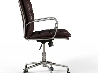 Office Chair Director Brown Switzerland 3D model