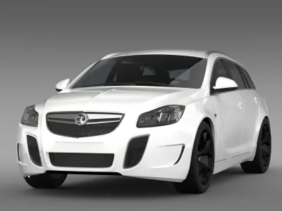 Vauxhall Insignia VRX Sports Tourer 2013 3D model