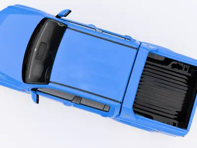 Volkswagen Amarok V6 2017 Low-poly 3D model