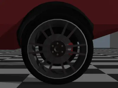 Auto Stares-Merkos Free low-poly 3D model