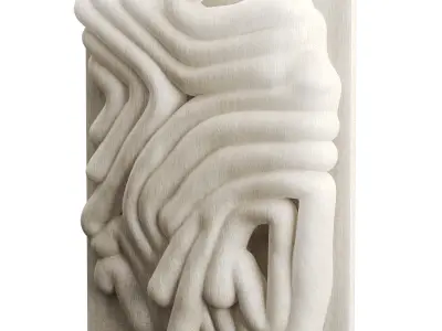 Tapestry Decor Low-poly 3D model