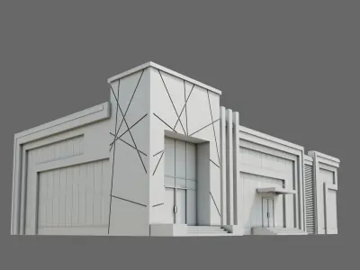Office Building ID077 3D model