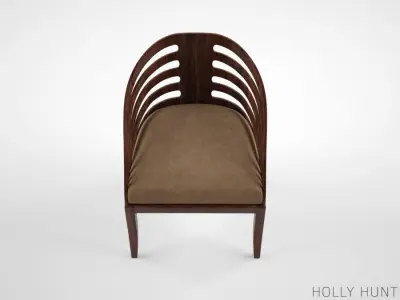 Holly Hunt Rib Chair 3D model
