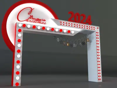 Gate Event Christmas a342  3D model