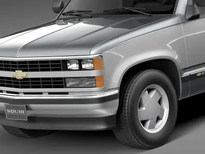 Chevrolet Silverado C1500 Regular Cab 1988-1999 3D model