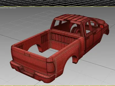  DODGE RAM 3500  3D print model