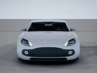 Generic Mid Size 2 Door Coupe 2 Low-poly 3D model