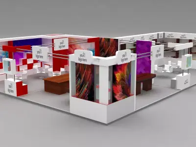 Stall Exhibition stand  3D model