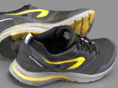 Sneakers 14 Low-poly 3D model