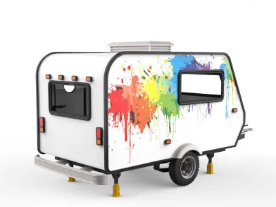 Trailer Travel 3D print model