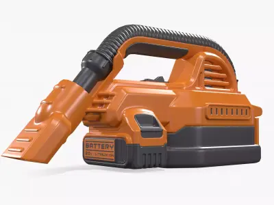 Portable Vacuum Kit Low-poly 3D model