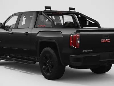 2017 GMC Sierra 1500 Crew Cab All Terrain X 3D model