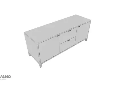 OM TV Stand CASE 043 3D model