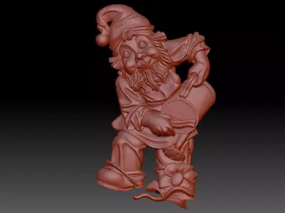 Gnome 3D print model