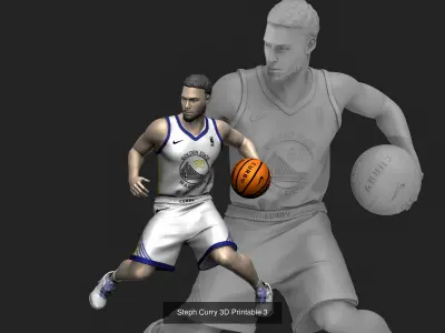 Stephen Curry 3D Printable 3D Model Collection