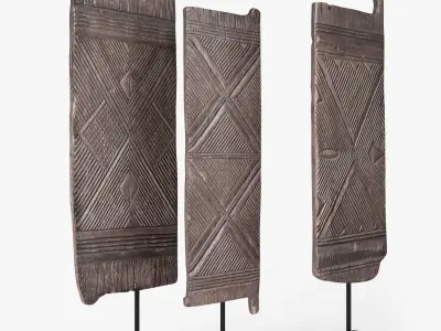 Igbo Door Nigeria - HandCarved Nigerian Doors Collection 3D model