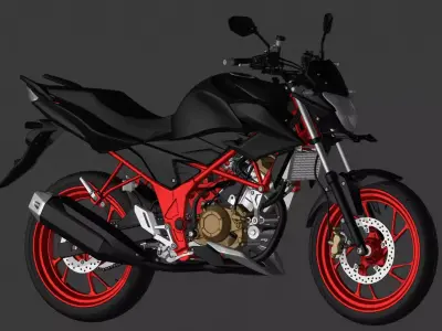 CBR150R 3D Modelling 3D model