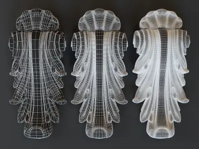 3D Console Classic model Low-poly 3D model