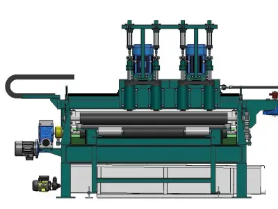 MIRROR POLISHING MACHINE 3D model