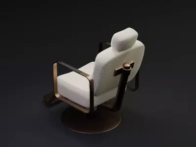 Modern Salon Chair  3D model