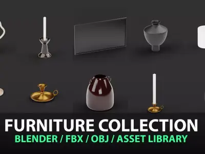 Decor Model Collection 366 3D model