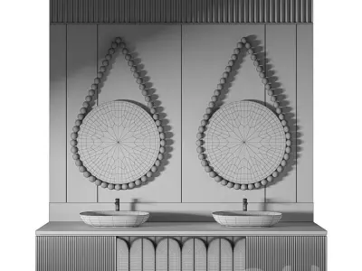 Luxury Bathroom 304 3D model