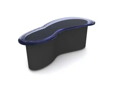 Virtual Tv Studio Desk 3D model