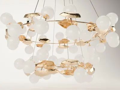 Boca Do Lobo Hera Round II Chandelier 3D model