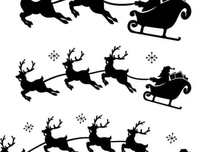 Christmas Ornament - Pendant - Christmas Tree Set 3D print model