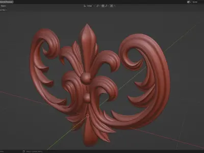 ORNAMENT flower 3D model